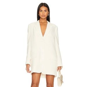 NWT Shona Joy Amura Oversized Blazer Dress cream size 10